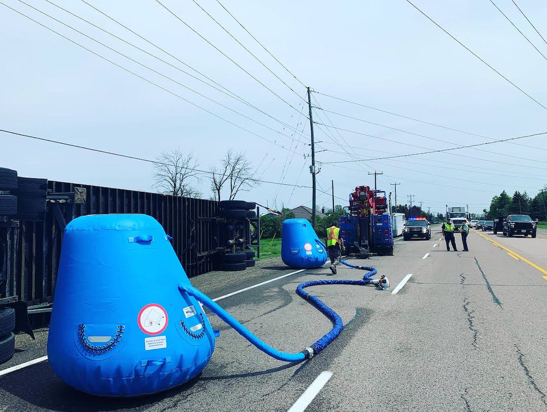 Trailer recovery scene
